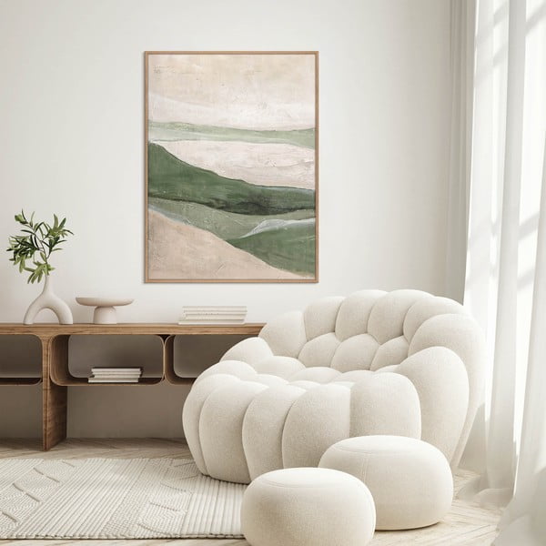 Glezna, roku darbs 90x120 cm Green Field – Malerifabrikken-image-1