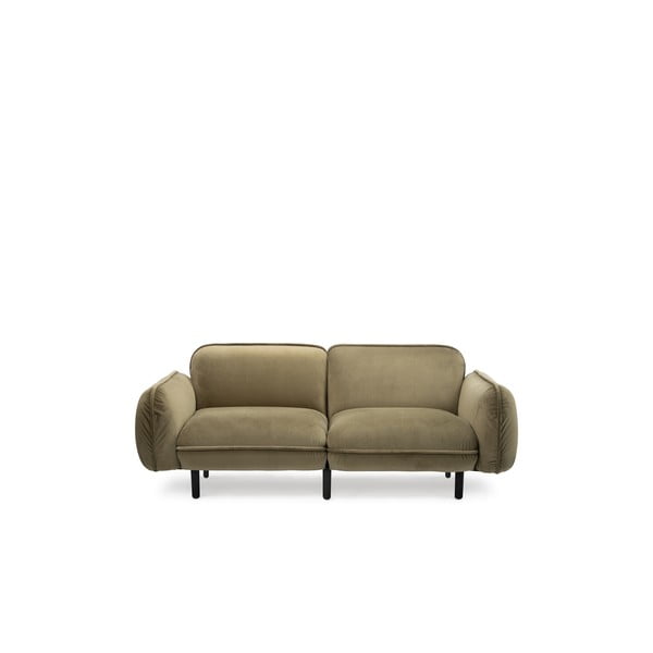 Zaļš samta dīvāns 188 cm Bean – EMKO