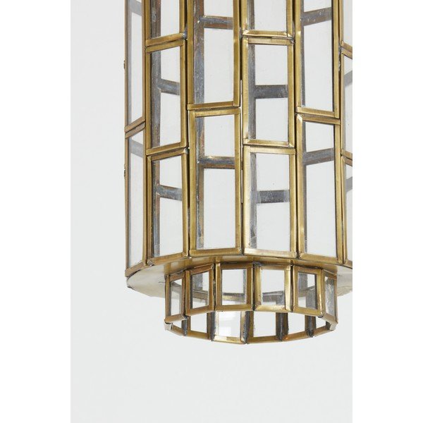 Bronzas krāsas piekaramā lampa ar stikla abažūru Søstrene – Light & Living-image-2