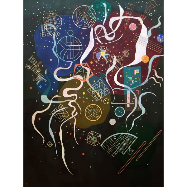 Reproducēta glezna 50x70 cm Mouvement I, Wassily Kandinsky – Fedkolor