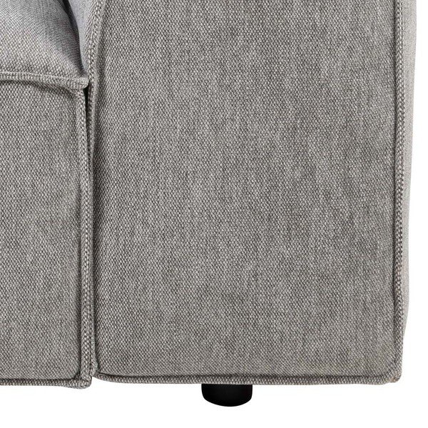 Gaiši pelēks dīvāna gala modulis Bonami Selection Fairfield, labais stūris-image-1