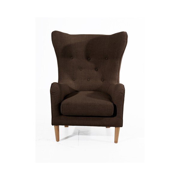 Tumši brūns krēsls Max Winzer Miriam Linen-image-2