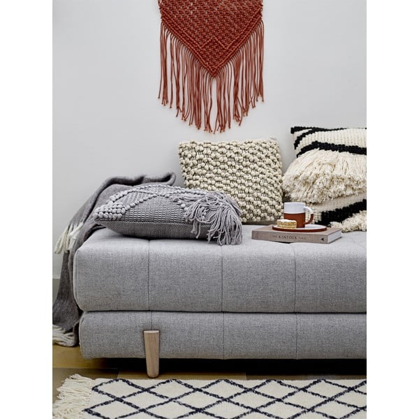 Balts vilnas paklājs Bloomingville Geo, 200 x 300 cm-image-1