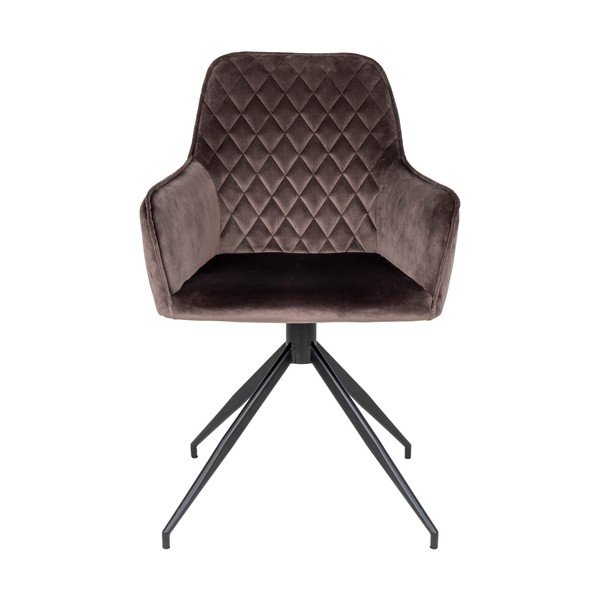 Brūns polsterēts ēdamistabas krēsls Harbo – House Nordic-image-2