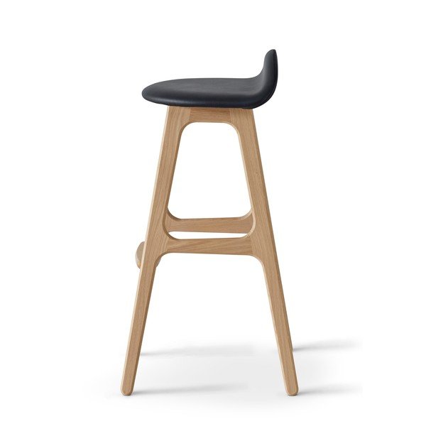 Ādas grozāms bāra krēsls 86 cm Buck – Hammel Furniture-image-3