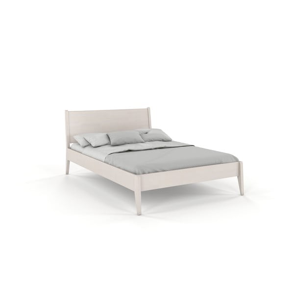 Balta divguļamā gulta no priedes kokaSkandica Visby Radom, 160 x 200 cm
