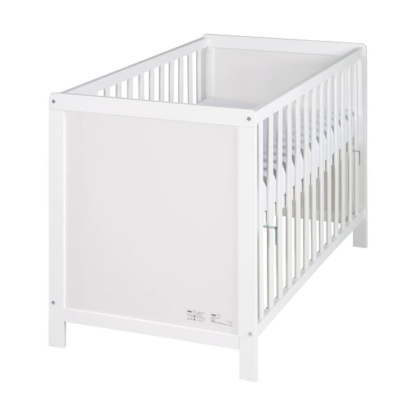 Balta bērnu gultiņa 60x120 cm – Roba-image-4