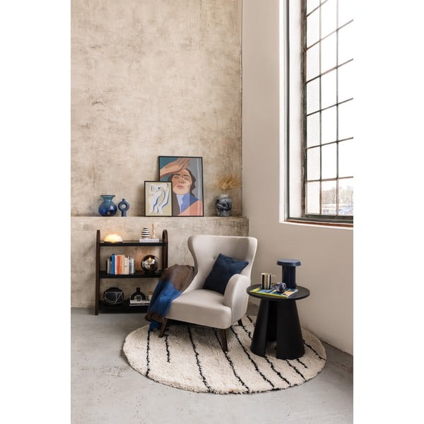 Bēšs apaļš paklājs ø 160 cm – Ragami-image-1