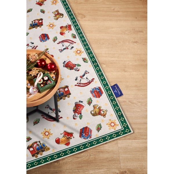 Zaļš celiņa paklājs ar Ziemassvētku motīvu 80x200 cm Green Christmas – Villeroy&Boch-image-2