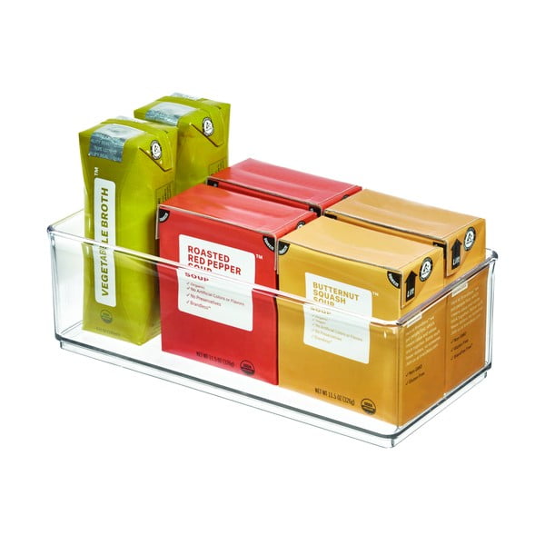 Caurspīdīga uzglabāšanas kaste iDesign The Home Edit, 11,9 x 24 cm-image-2