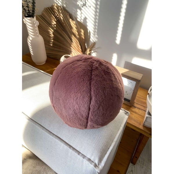 Mikroplīša dekoratīvais spilvens ø 25 cm Top – Mioli Decor-image-2