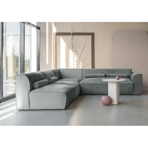 Gaiši zaļš stūra dīvāns (ar kreiso stūri) Flex Felix – Miuform-image-4