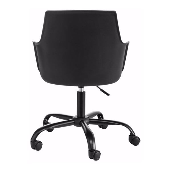 Melns regulējams biroja krēsls Støraa Leslie-image-4