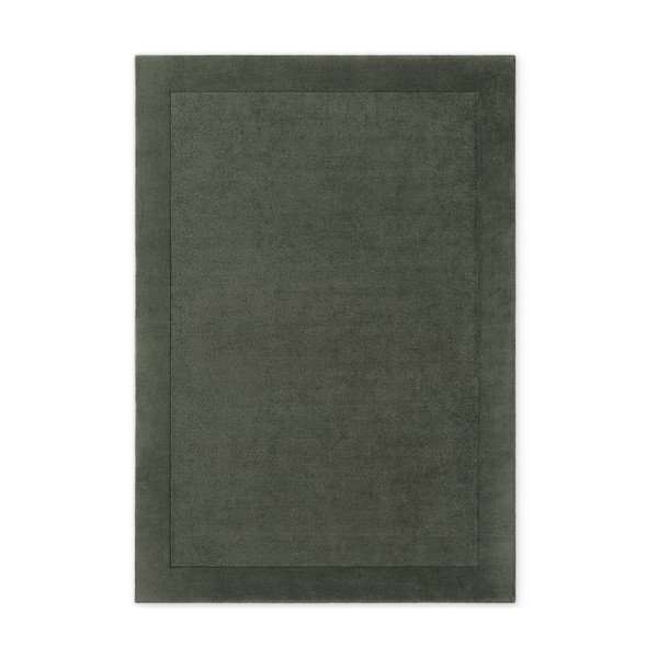 Tumši zaļš ar rokām darināts paklājs no vilnas maisījuma 200x300 cm Kari – Villeroy&Boch