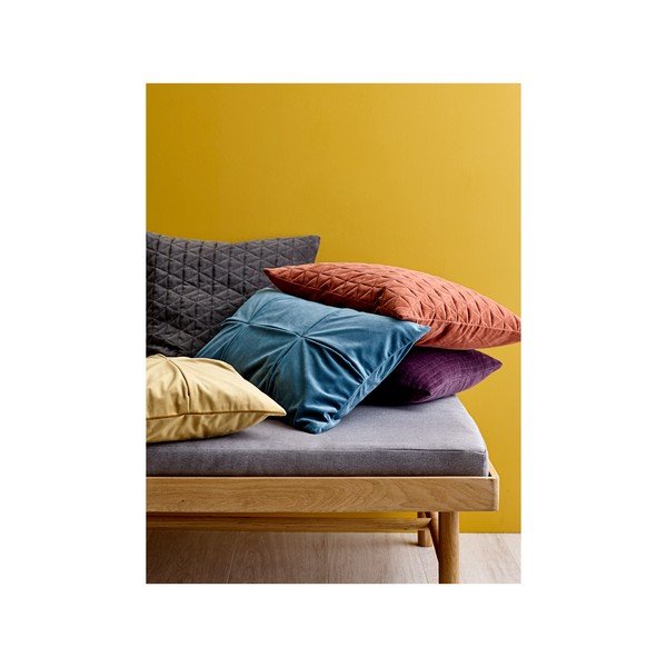 Sarkani oranžs kokvilnas spilvens Södahl Elsa, 50 x 50 cm-image-3