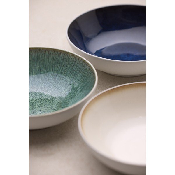 Balta/zaļa akmensmasas bļodiņa 900 ml Gastro White/Green – Bitz-image-1