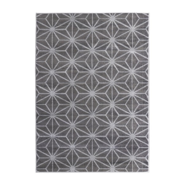 Pelēks paklājs Mazzini Dīvāni Cristal Uno, 160 x 230 cm