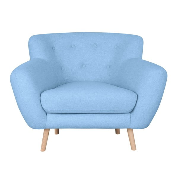 Gaiši zils krēsls Kooko Home Pop