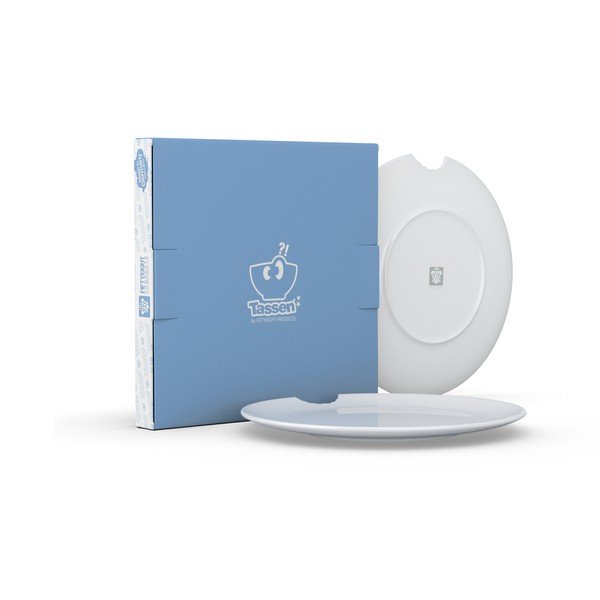 2 baltu porcelāna šķīvju komplekts 58products, ø 28 cm-image-2