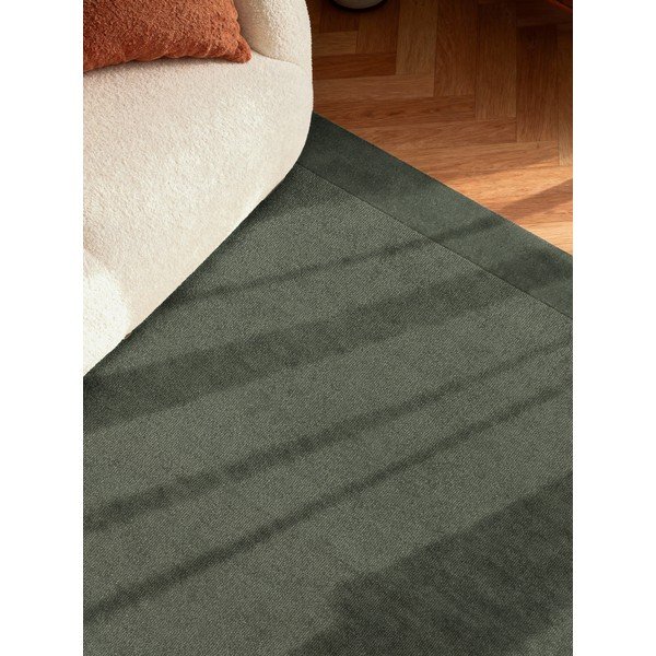 Tumši zaļš ar rokām darināts paklājs no vilnas maisījuma 200x300 cm Kari – Villeroy&Boch-image-3