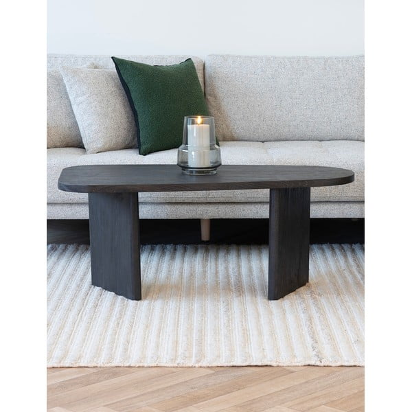 Tumši brūns žurnālgaldiņš 50x100 cm Melo – House Nordic-image-1