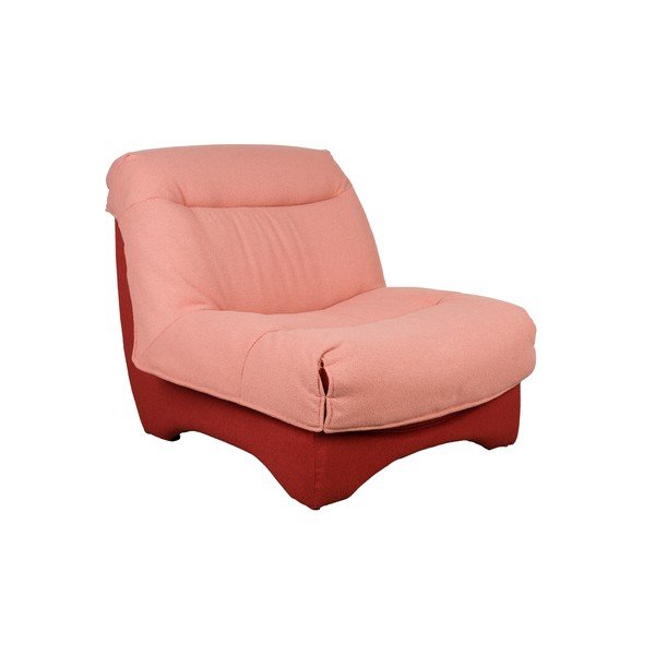 Sarkans/rozā atpūtas krēsls Twister – White Label