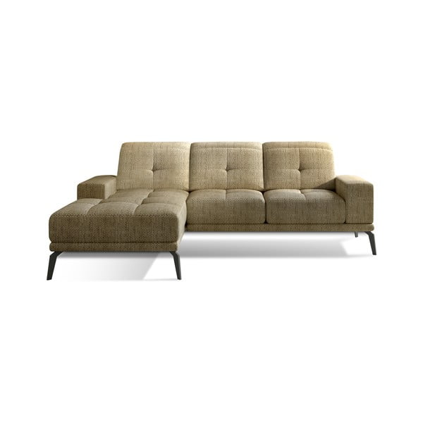 Bēšs stūra dīvāns (ar kreiso stūri/ar zvilni) Torrense – ELTAP