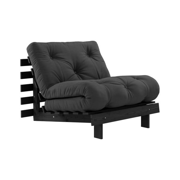 Izvelkamais krēsls Karup Design Roots Black/Dark Grey