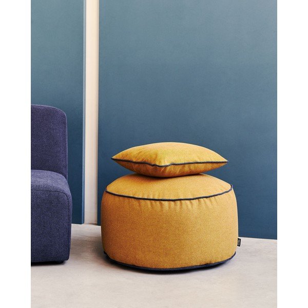 Sinepju dzeltens pufs Viera – Kave Home-image-3