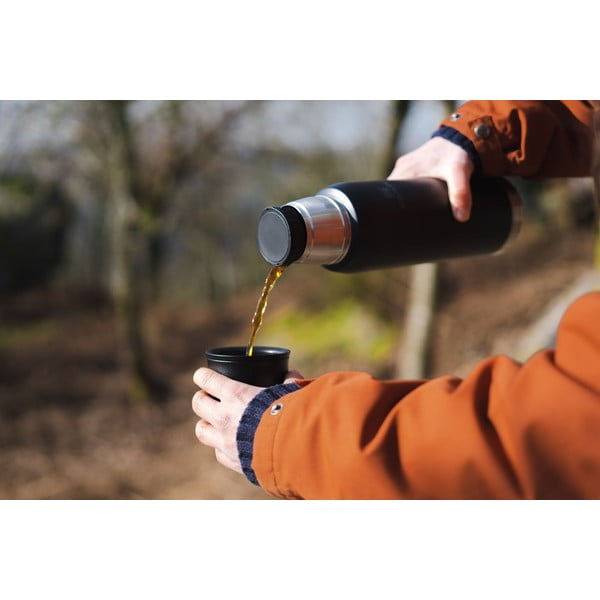 Melns nerūsējošā tērauda termoss 1 l Adventure To-Go Black – Stanley-image-1