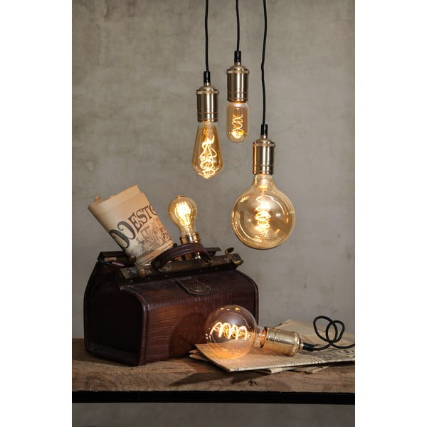 Silti balta spuldze ar regulējamu spilgtumu un E27 spuldžu ietveri, 3 W Spiral Filament – Star Trading-image-2