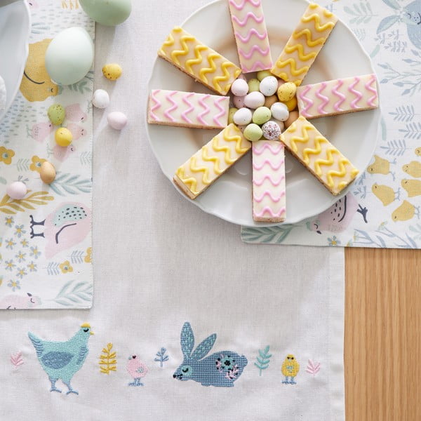 Kokvilnas galda celiņš 32x220 cm Cottage Friends – Catherine Lansfield-image-3