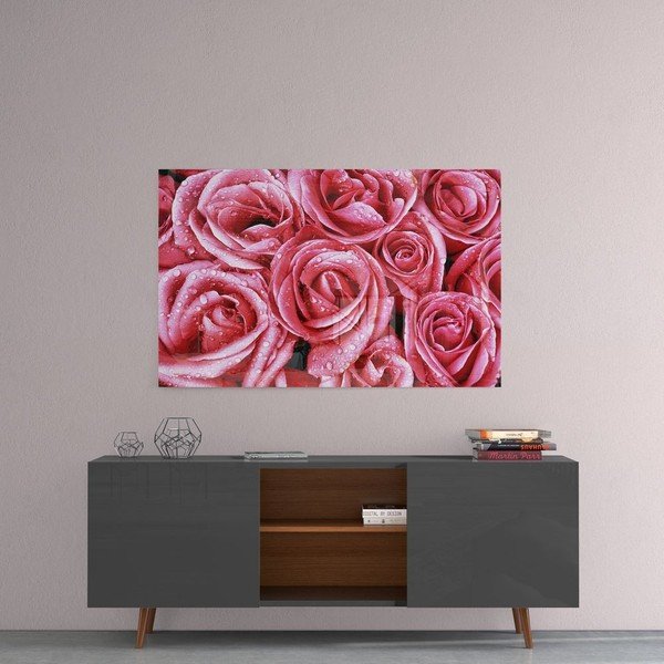 Stikla glezna Insigne Pink Roses-image-1