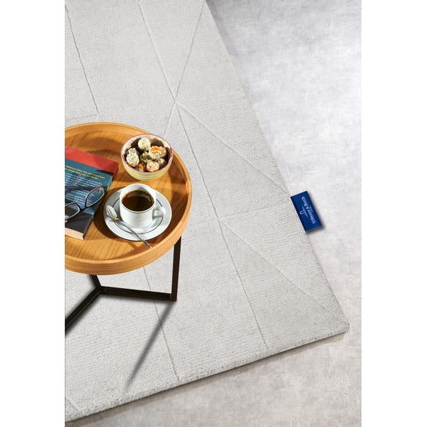 Krēmkrāsas ar rokām darināts vilnas paklājs 160x230 cm Ursule – Villeroy&Boch-image-2