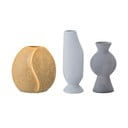 Māla rokām darinātas vāzes (3 gab.) (augstums 12,5 cm) Miacecilia – Bloomingville