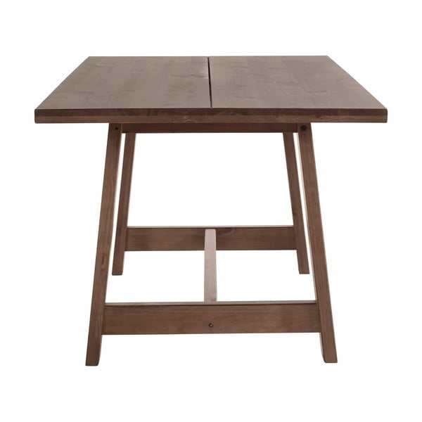 Brūns priedes masīvkoka ēdamgalds 90x160 cm Derby – Støraa-image-2