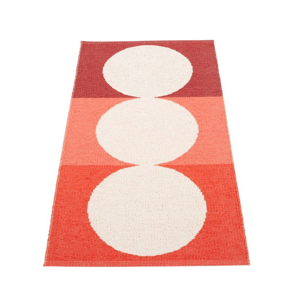 Sarkans/krēmkrāsas iekštelpu un āra paklājs 70x140 cm Otto Berry – Pappelina-image-2