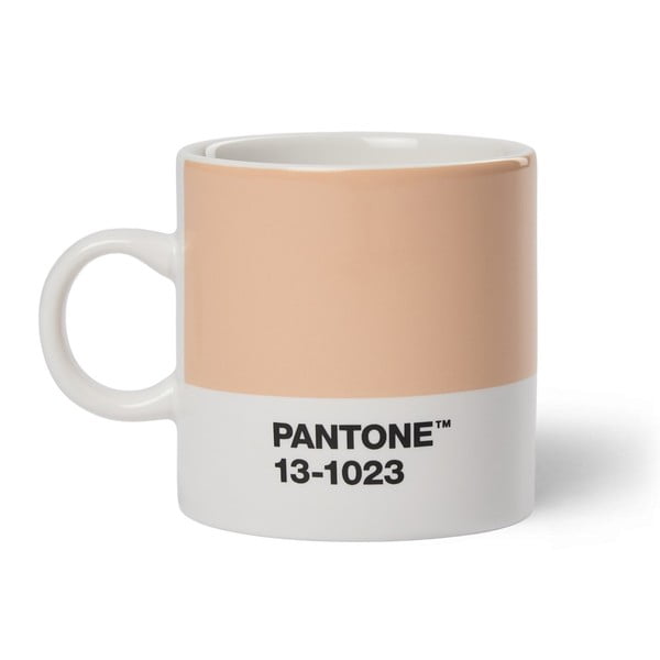 Oranža keramikas espreso krūze 120 ml Peach Fuzz 13-1023 – Pantone