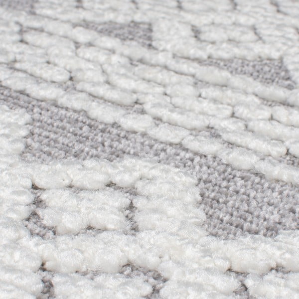 Pelēks mazgājams paklājs no šenila 80x160 cm Jhansi – Flair Rugs-image-3