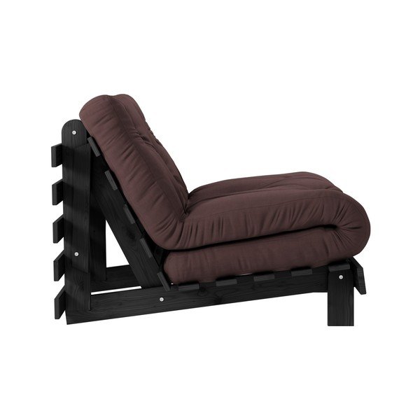 Izvelkamais krēsls Karup Design Roots Black/Brown-image-3