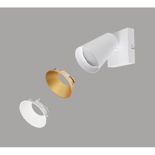 Balta prožektora tipa lampa ø 8 cm Sharp – Trio-image-3