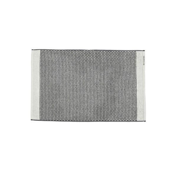Melnbalts tekstila vannas istabas paklājiņš 50x80 cm Grid – Mette Ditmer Denmark