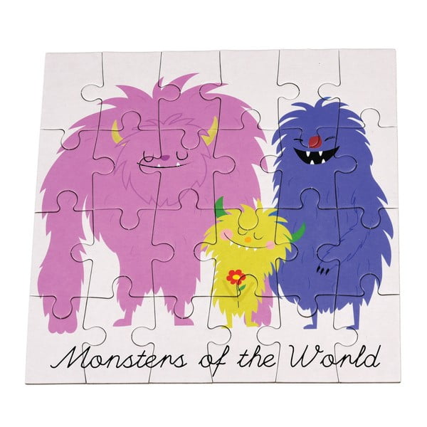 24 gabaliņu puzle Rex London Monsters Of The World