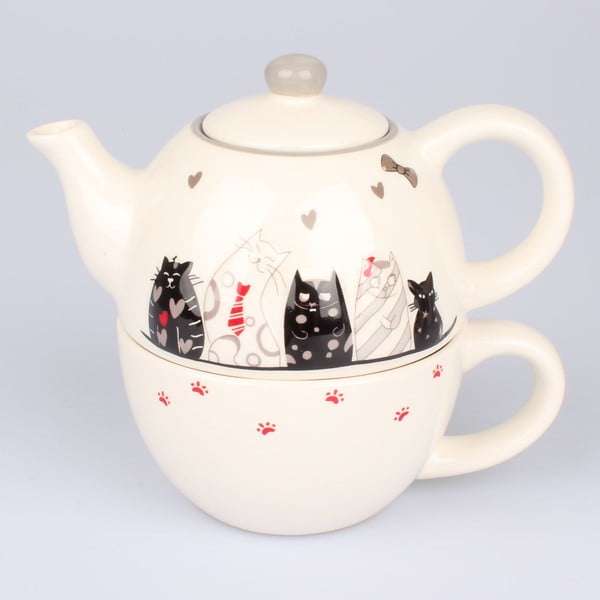 Keramikas tējas komplekts Dakls Cats