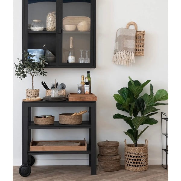 Servēšanas galdiņš uz riteņiem 45x75 cm Taormina – House Nordic-image-1