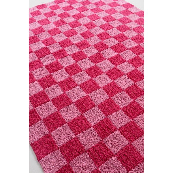 Rozā/gaiši rozā kokvilnas paklājs 200x300 cm Mela – Jotex-image-4