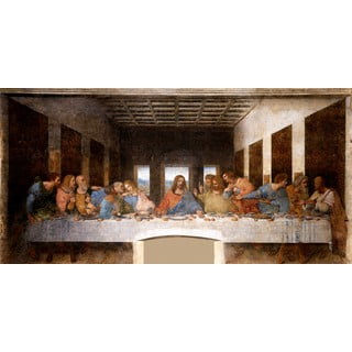 Gleznas reprodukcija Leonardo da Vinci – The Last Supper, 80 x 40 cm