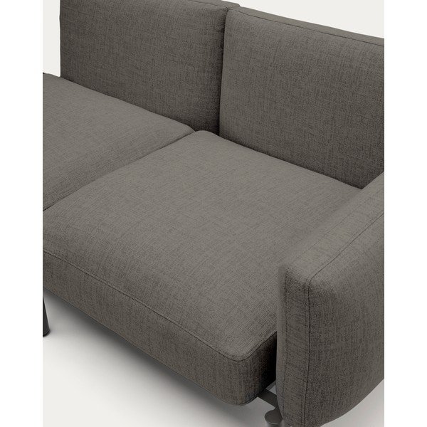 Tumši pelēks polsterēts dārza dīvāns Sorells – Kave Home-image-3