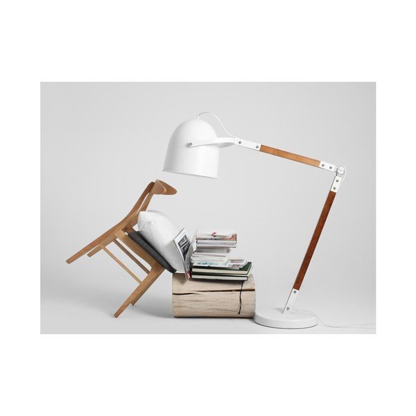 Stāvlampa ar baltu abažūru Custom Form Hubert-image-2