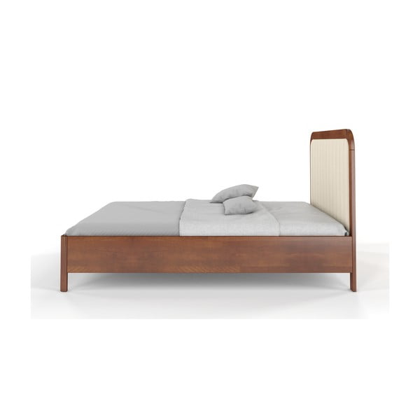 Gaiši brūna dižskābarža koka divguļamā gulta Skandica Visby Modena, 180 x 200 cm-image-3